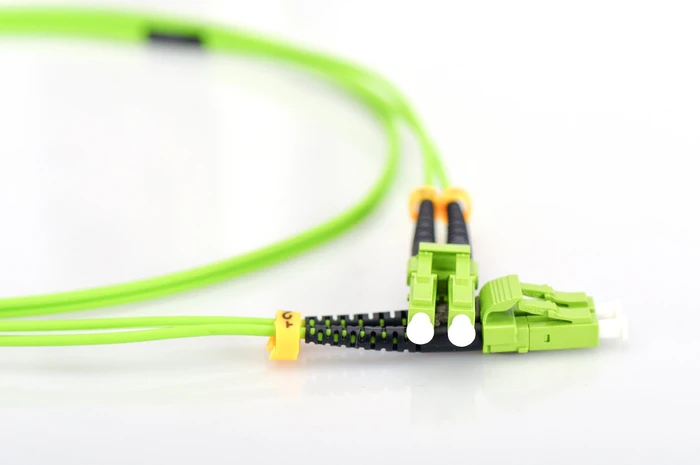 Digitus LWL Duplex Kabel, OM5, 2x LC Stecker/2x LC Stecker, 1m, grün