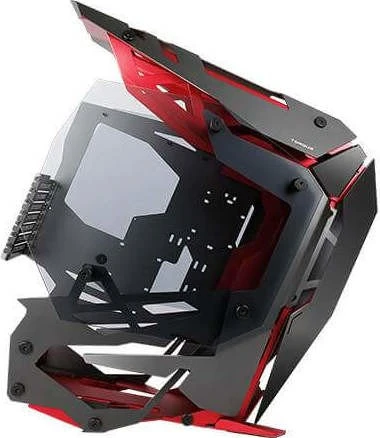 Antec Torque, anthrazit/rot, Glasfenster
