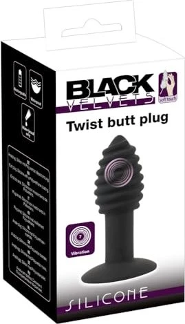 You2Toys Black Velvets Twist Analvibrator