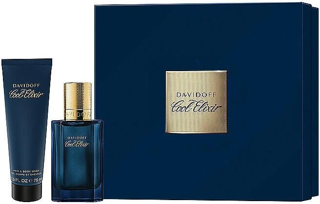 Davidoff Cool Elixir Man EdP 50ml + Duschgel 75ml Duftset