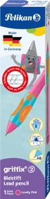 Pelikan griffix 2 Druckbleistift HB 2mm graphit, lovely pink, Rechtshänder