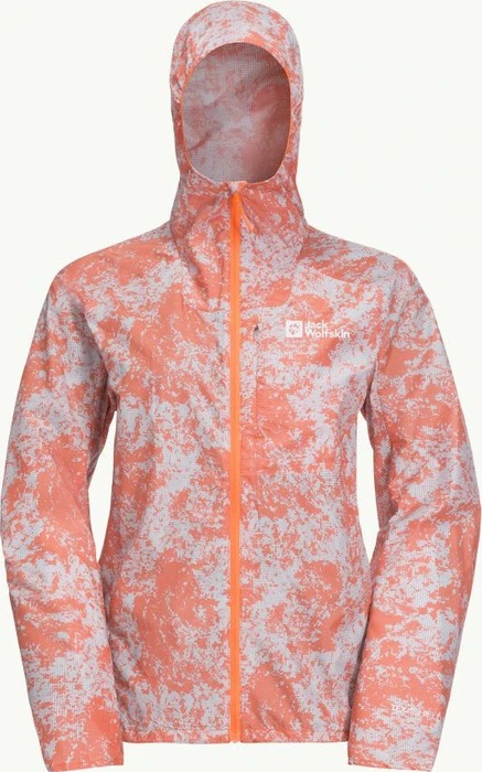 Jack Wolfskin Prelight Wind Funktionsjacke grid camo digital orange (Damen)