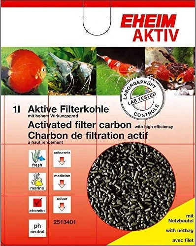 EHEIM Aktiv aktivierte Spezial-Filterkohle, 1l