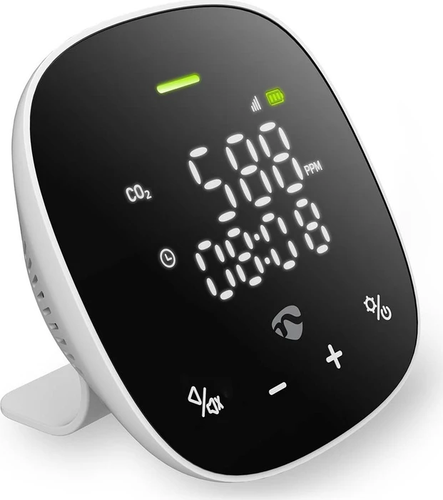 Nedis SmartLife Luftqualitätsmonitor mit Display, Luftgütesensor