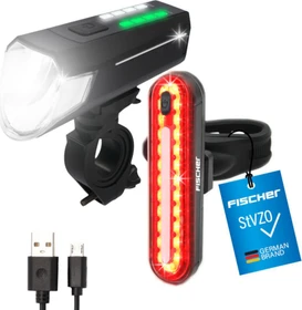 Fischer Akku-USB-LED 80 Lux Beleuchtungsset