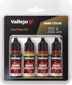 Vallejo Game Color Dead Flesh Set Farbset, 4-tlg.
