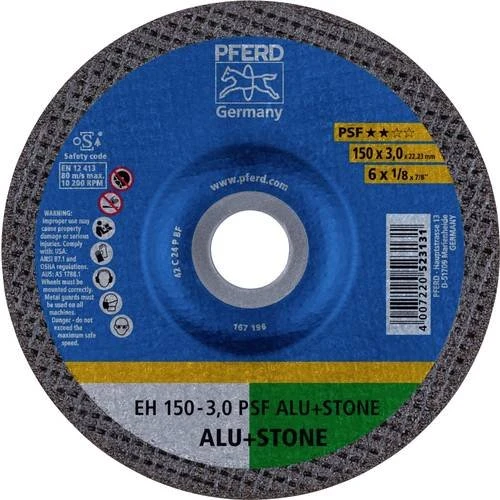 Pferd EH 150-3.0 PSF ALU+STONE Trennscheibe, 150x3x22.23mm, 25 Stück