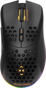Deltaco DM220 Wireless Lightweight Gaming Mouse schwarz, USB/Bluetooth (GAM-120)
