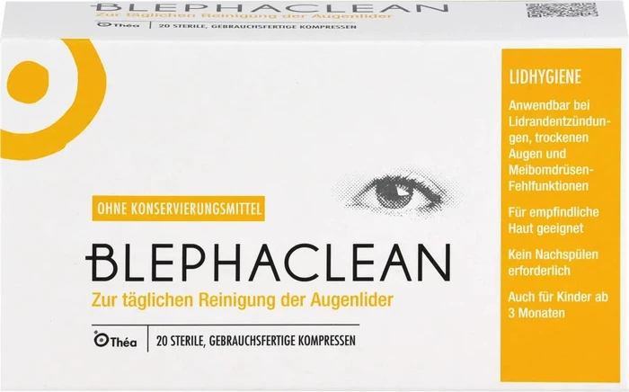 Thea Pharma Blephaclean Augenlidkompressen steril, 20 Stück