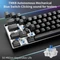 Dierya DK61SE, 60%, schwarz, LEDs grün, BLUE Switches, USB, US Vorschaubild