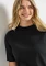 Street One Rippstruktur T-Shirt kurzarm schwarz (Damen) Vorschaubild