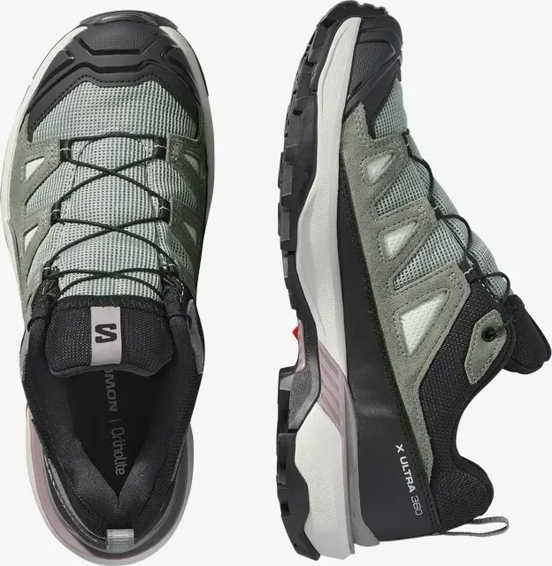 Salomon X Ultra 360 Leather GTX green milieu/sedona sage/nirvana (Damen)