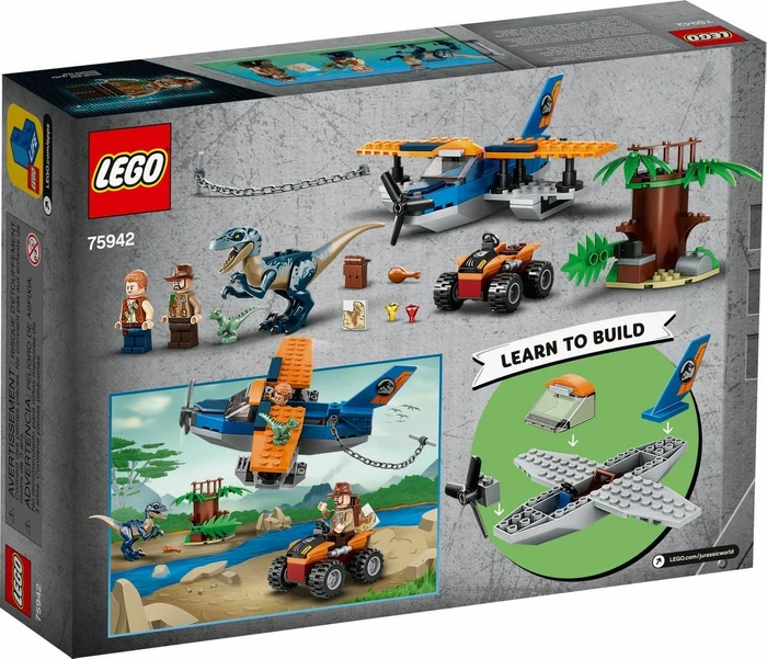 LEGO Jurassic World - Velociraptor: Rettungsmission mit dem Doppeldecker