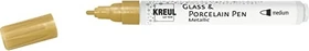 Kreul Glass & Porcelain Pen Classic medium gold