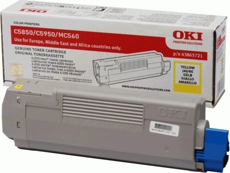 OKI Toner 43865721 gelb