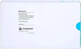 Coloplast Brava elastischer Fixierstreifen gebogen,    20 Stück