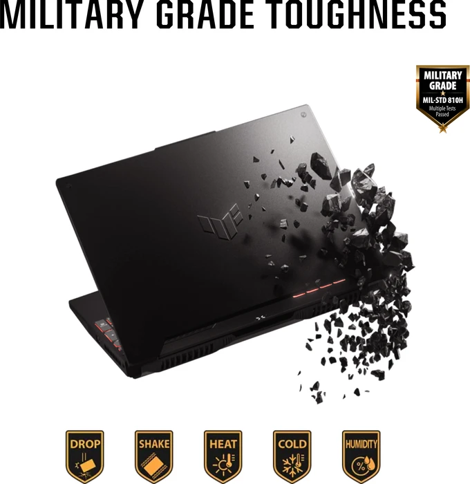 ASUS TUF Gaming A17 FA707RM-HX044W, Mecha Gray, Ryzen 7 6800H, 16GB RAM, 1TB SSD, GeForce RTX 3060, DE