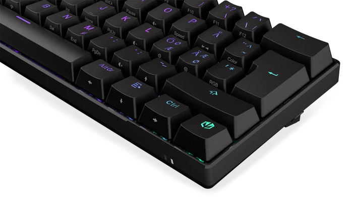 Endorfy Thock Compact Wireless Red, PBT, LEDs RGB, hot-swap, Kailh Box RED, USB/Bluetooth, ND