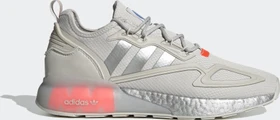 adidas ZX 2K Boost grey one/silver metallic/solar red (Herren)