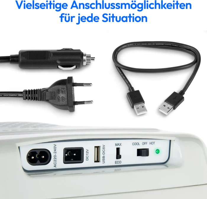 Medion Life MD 10735 Thermoelektro-Kühlbox silber
