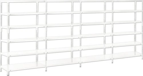 Schulte Lagertechnik PowerMAX Schwerlastregal 380x230x50cm weiß