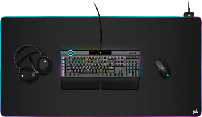 Corsair MM700 RGB Extended 3XL Gaming Mouse Pad, 1120x610mm, schwarz