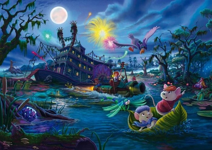 Schmidt Spiele Thomas Kinkade Disney The Rescuers