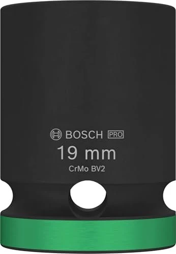 Bosch Professional PRO Impact Außensechskant Steckschlüssel 1/2", 19x38mm, 1 Stück