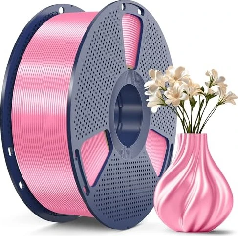 Sunlu Silk PLA+, rosa, Spule, 1.75mm, 1.00kg