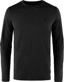Fjällräven Abisko Wool Funktionsshirt langarm schwarz (Herren)