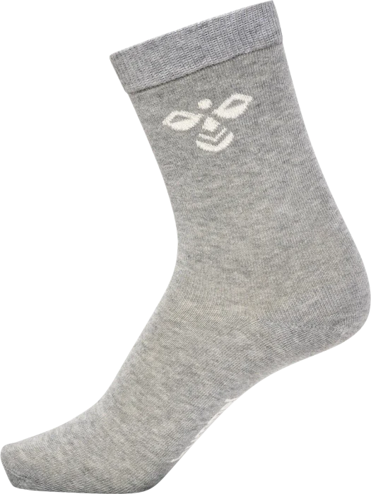 hummel Sutton Socken grey melange, 3 Paare (Junior)