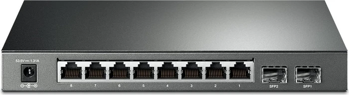TP-Link TL-SG2200 Desktop Gigabit Smart Switch, 8x RJ-45, 2x SFP, 61W PoE+