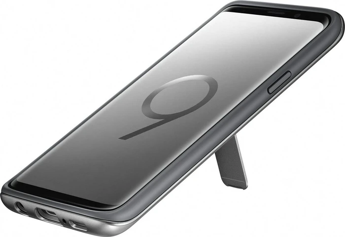 Samsung Protective Standing Cover für Galaxy S9 silber