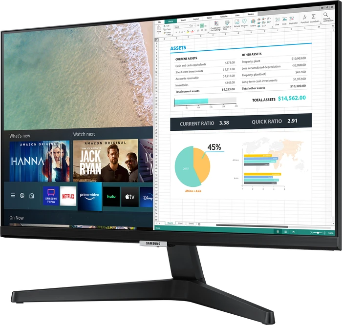 Samsung Smart Monitor M5 M50A, schwarz, 24"