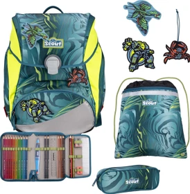 Scout Alpha DIN Action Schultaschen-Set, 4-tlg.