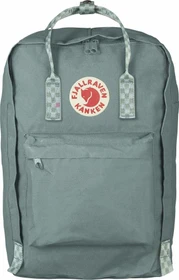 Fjällräven Kanken Laptop 17 frost green/chess pattern