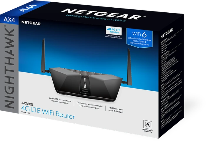 Netgear Nighthawk LAX20, LTE, AX1800