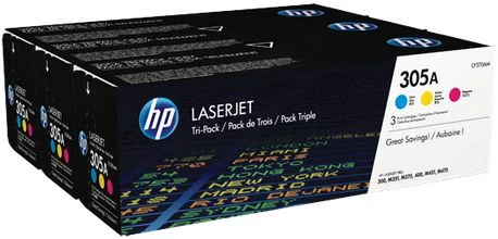 HP Toner 305A Color Pack