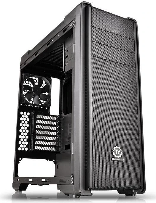 Thermaltake Versa C21 RGB, schwarz, Acrylfenster
