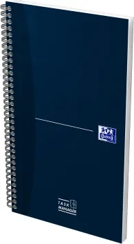 Oxford Essentials Notizblock Task Manager, A4, liniert, Softcover, 115 Blatt