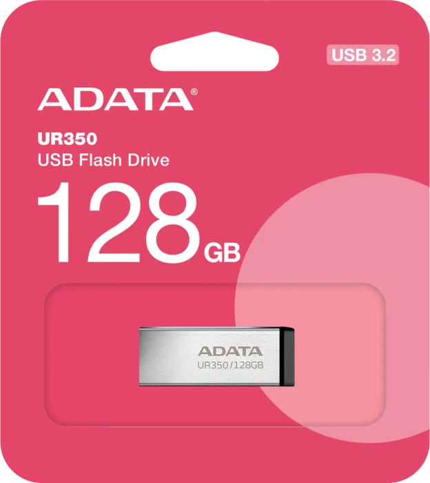 ADATA UR350 USB-A 128GB silber/schwarz, USB-A, USB 3.2 Gen 1×1