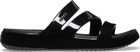 Crocs Getaway Patent Strappy schwarz (Damen)