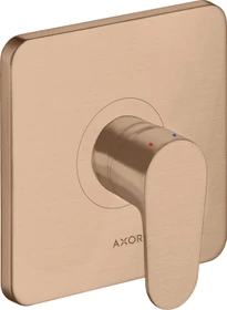 Hansgrohe Axor Citterio M Einhebel-Brausemischer Unterputz brushed red gold