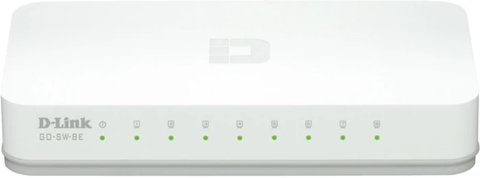 D-Link GO Easy Desktop Switch, 8x RJ-45