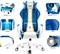 Diablo Chairs X-One 2.0 Normal Gamingstuhl, Aqua Blue, blau/weiß Vorschaubild