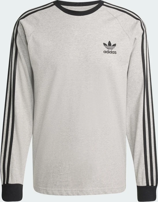 adidas Adicolor Classics 3-Streifen Sweatshirt medium grey heather/black (Herren)