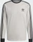 adidas Adicolor Classics 3-Streifen Sweatshirt medium grey heather/black (Herren) Vorschaubild