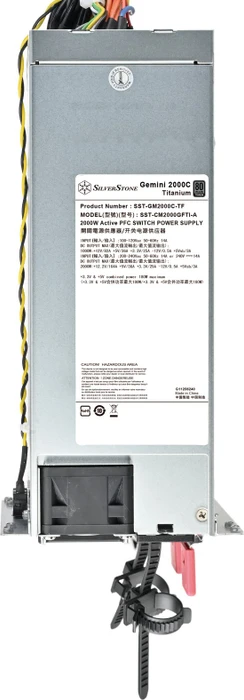 SilverStone Gemini 2000C Titanium CRPS Redundant 2000W, 2HE-Servernetzteil