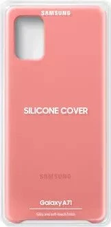 Samsung Silicone Cover für Galaxy A71 pink