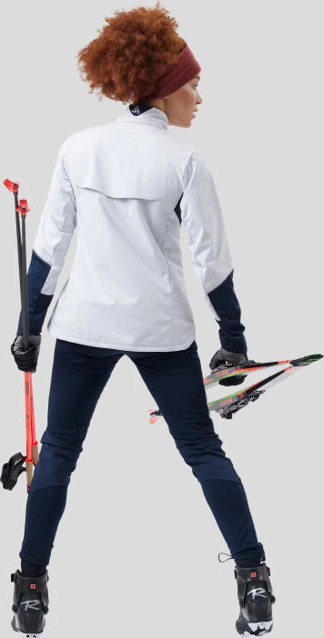 Odlo Langnes Funktionsjacke white/dark sapphire (Damen)